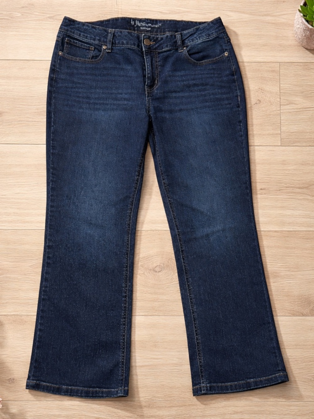 Maurices Dark Blue Flare Jeans